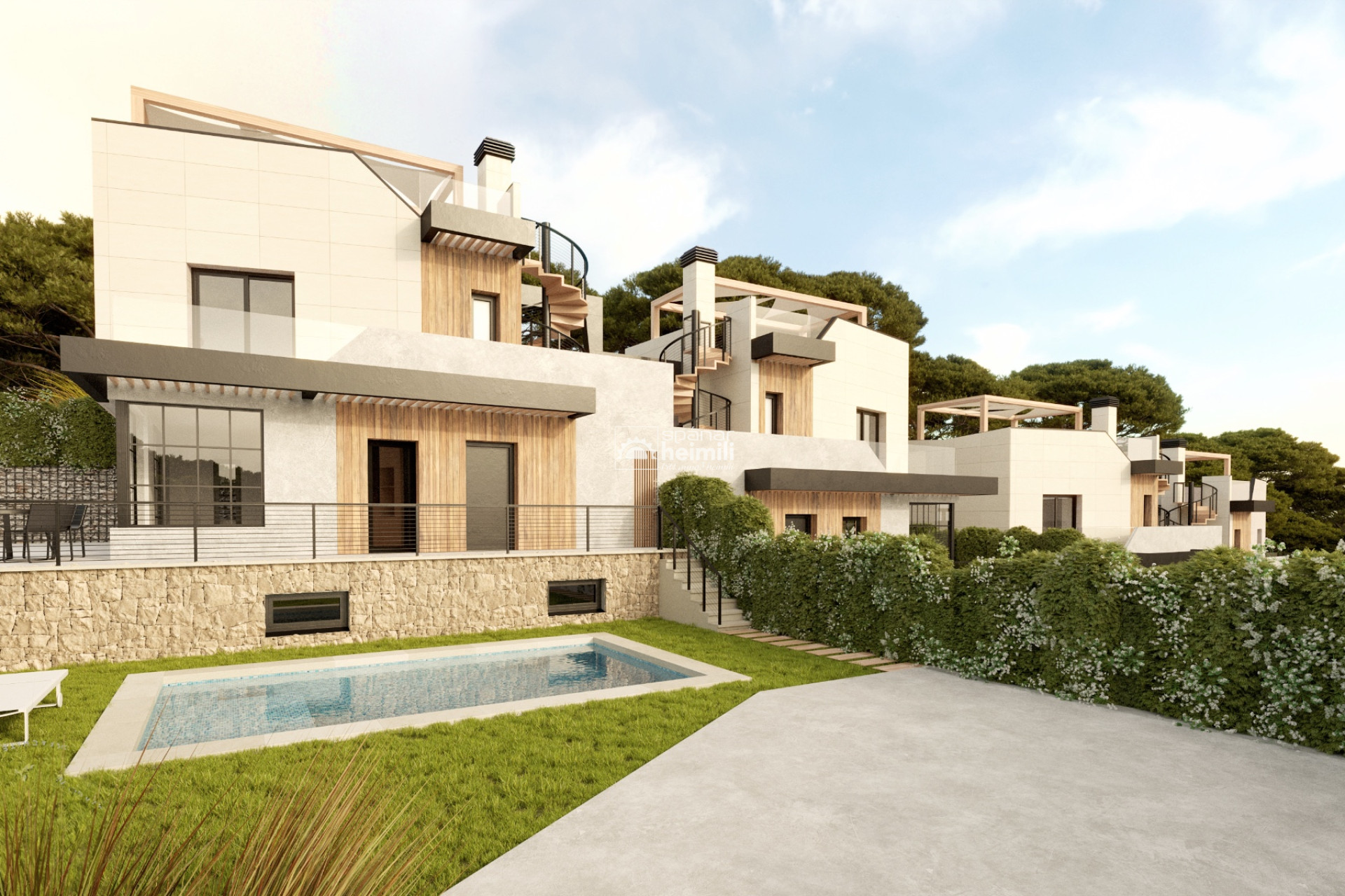 Nouvelle construction - Maison jumelée d’un côté -
La Nucia/Polop - Polop 