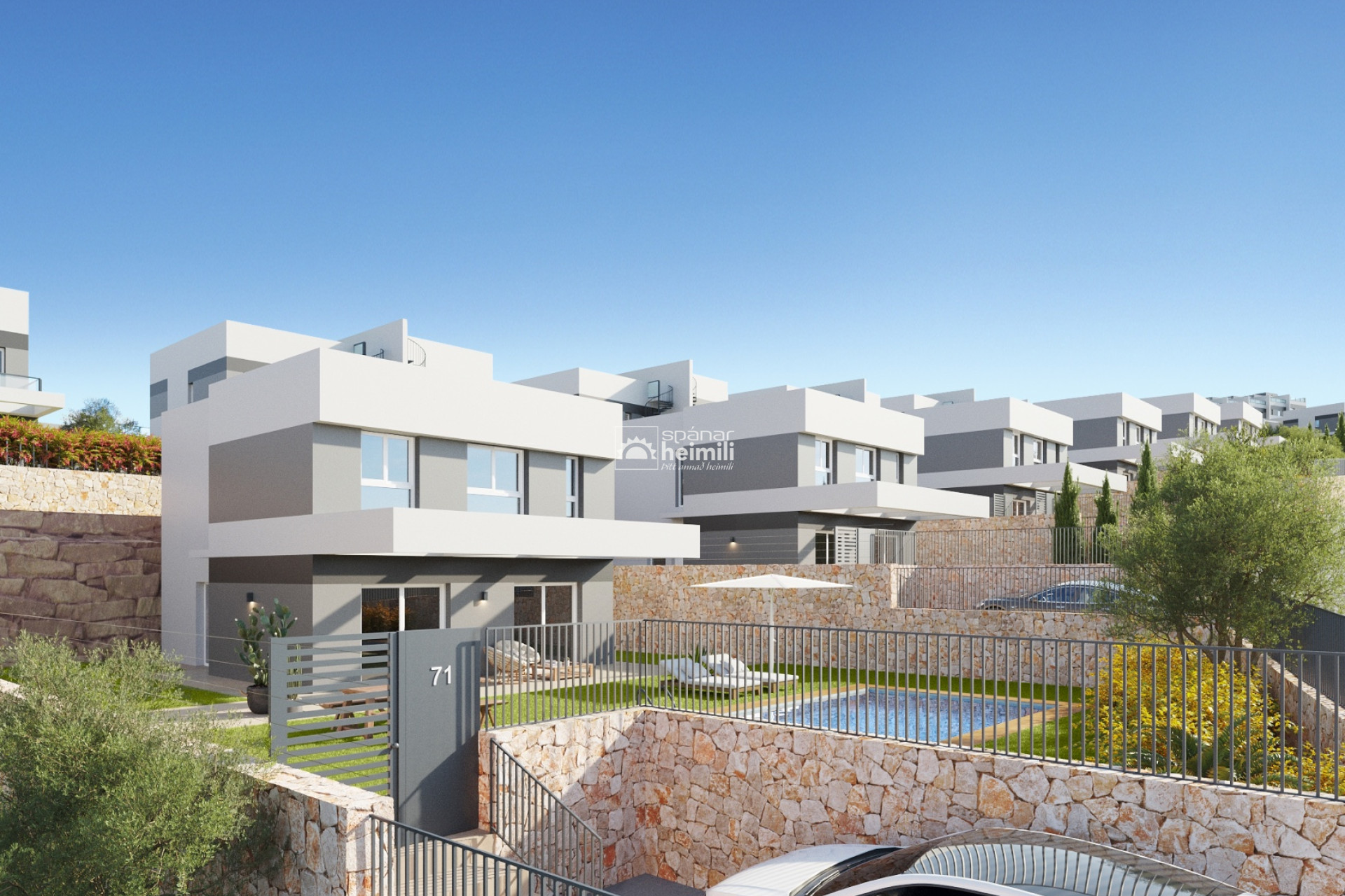 Nybyggeri - Rækkehus -
Finestrat - Balcon de Finestrat