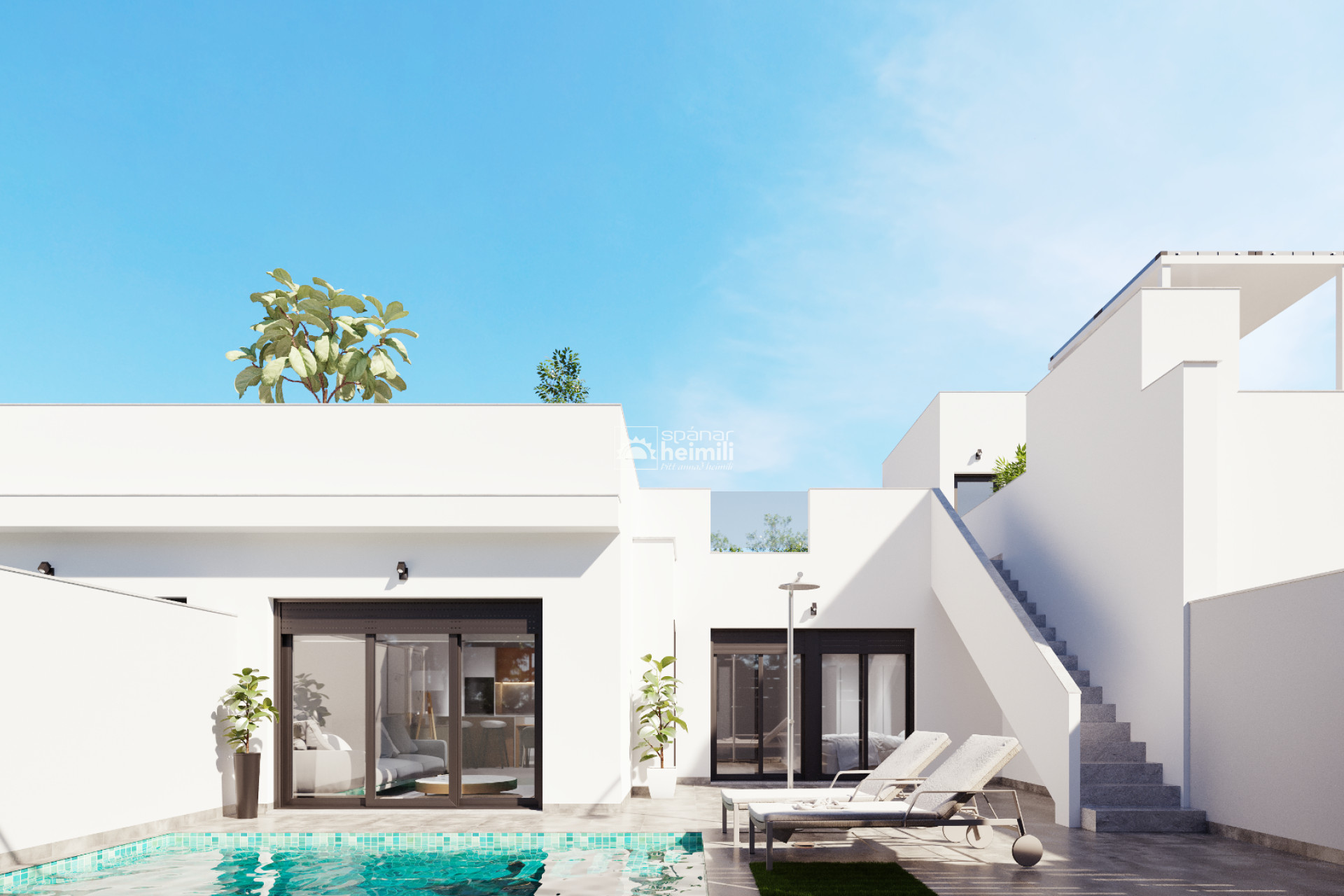 Obra nueva - Casa semi-adosada -
Roldán