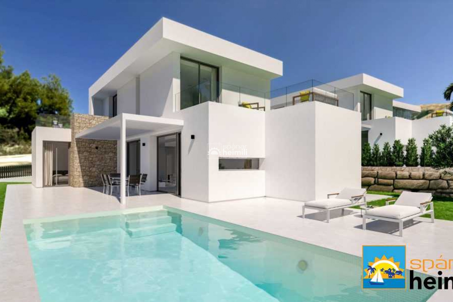 Obra nueva - Villa -
Benidorm - Sierra Cortina