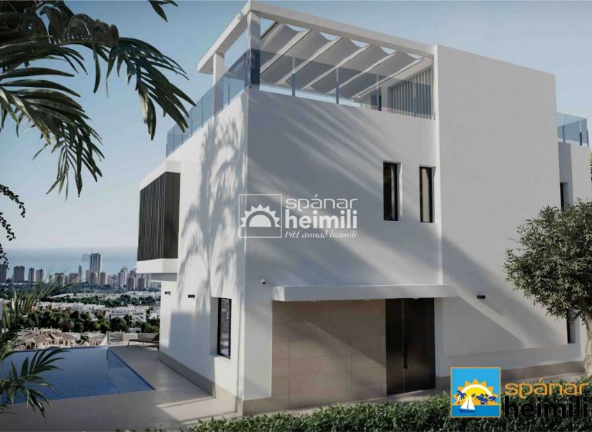 Obra nueva - Villa -
Benidorm - Sierra Cortina