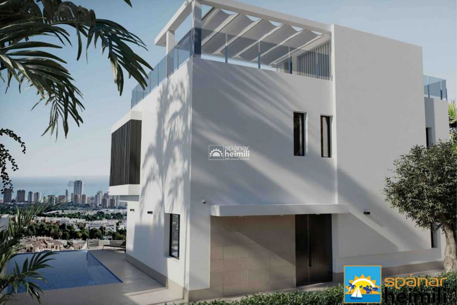 Obra nueva - Villa -
Benidorm - Sierra Cortina