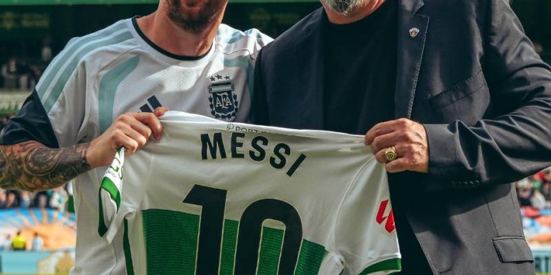 Messi æfir á La Finca