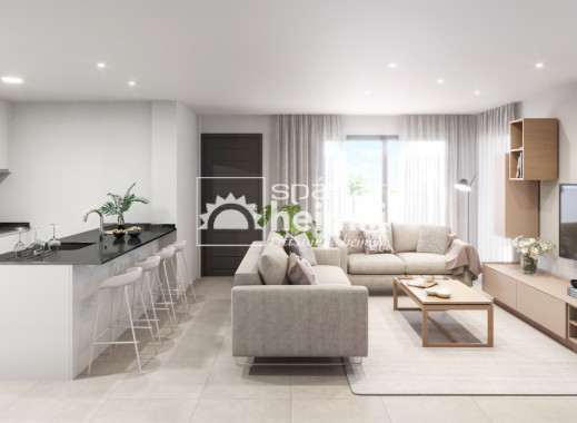 Nýbygging - Efri/neðri íbúð -
San Pedro Del Pinatar