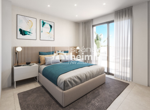 Nýbygging - Efri/neðri íbúð -
San Pedro Del Pinatar